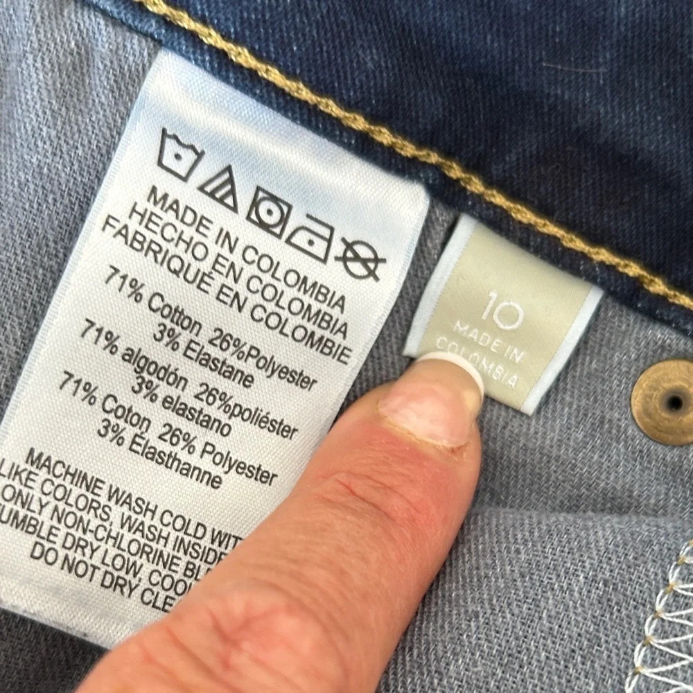 Michael Kors Women's Dark Blue Jeans stretch size 10 skinny jeans stretch